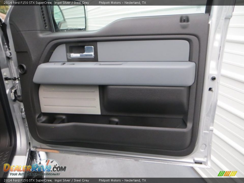 2014 Ford F150 STX SuperCrew Ingot Silver / Steel Grey Photo #20