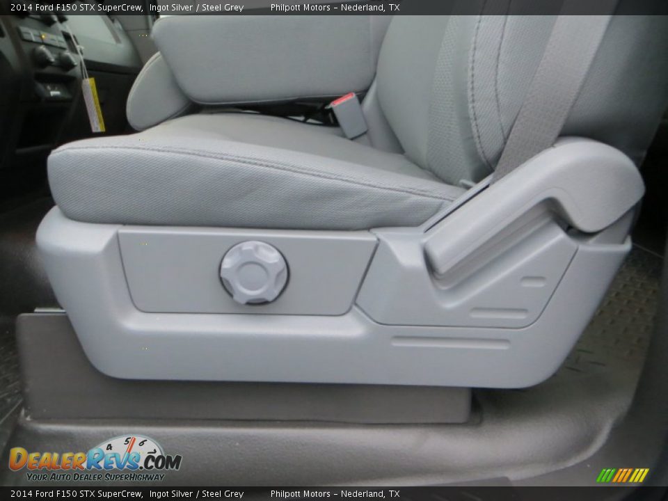 2014 Ford F150 STX SuperCrew Ingot Silver / Steel Grey Photo #28