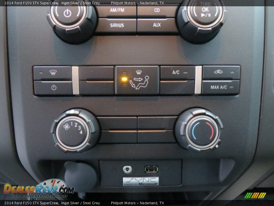 2014 Ford F150 STX SuperCrew Ingot Silver / Steel Grey Photo #31