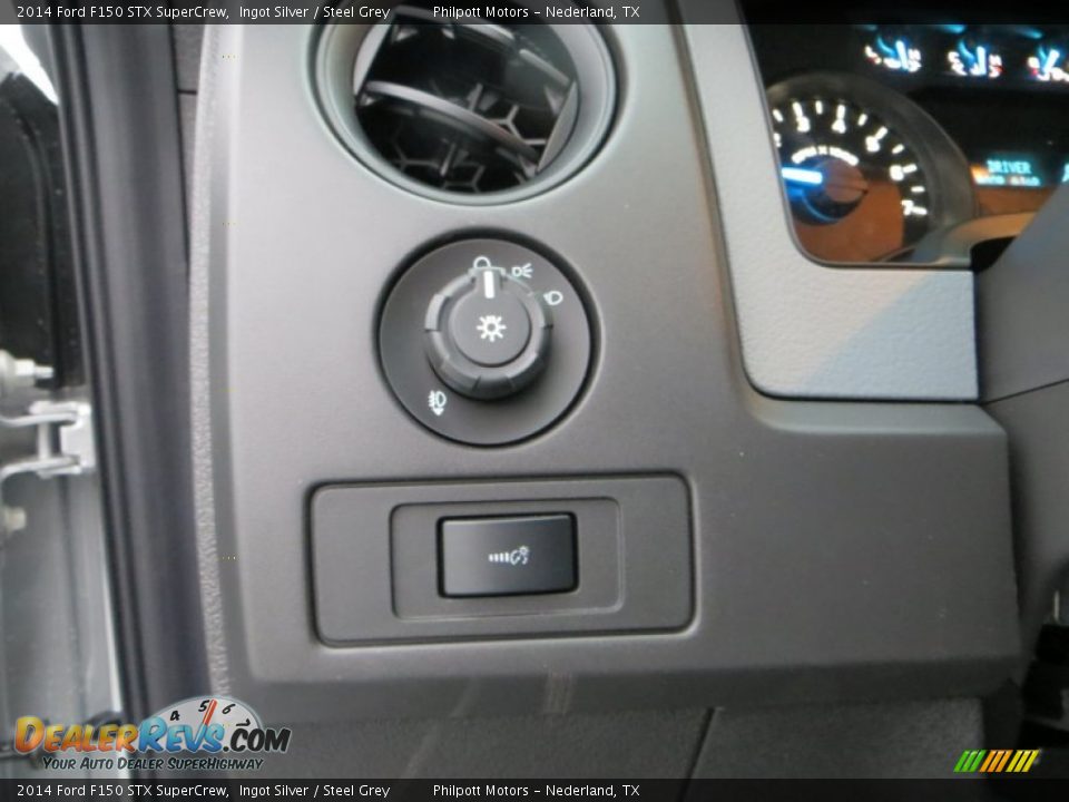 2014 Ford F150 STX SuperCrew Ingot Silver / Steel Grey Photo #34