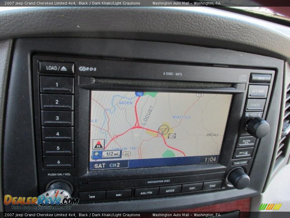 2007 Jeep Grand Cherokee Limited 4x4 Black / Dark Khaki/Light Graystone Photo #15