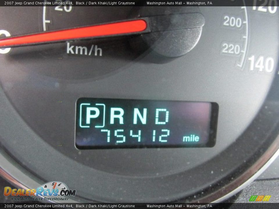 2007 Jeep Grand Cherokee Limited 4x4 Black / Dark Khaki/Light Graystone Photo #20