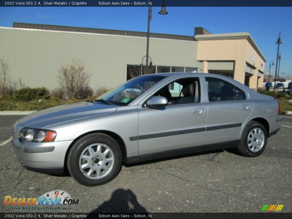 2002 Volvo S60 2.4 Silver Metallic / Graphite Photo #1