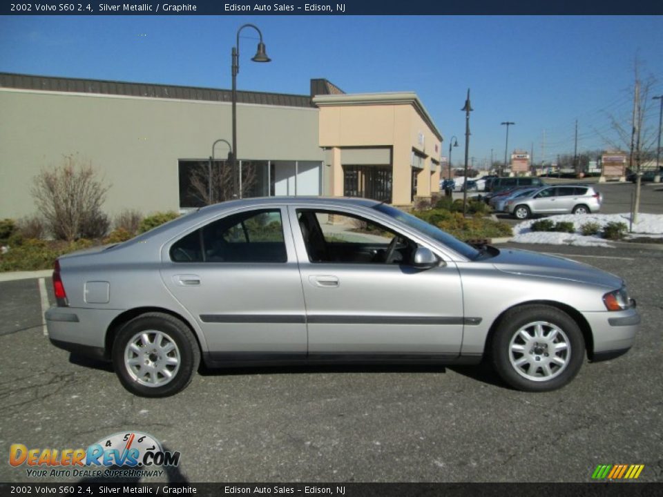2002 Volvo S60 2.4 Silver Metallic / Graphite Photo #9