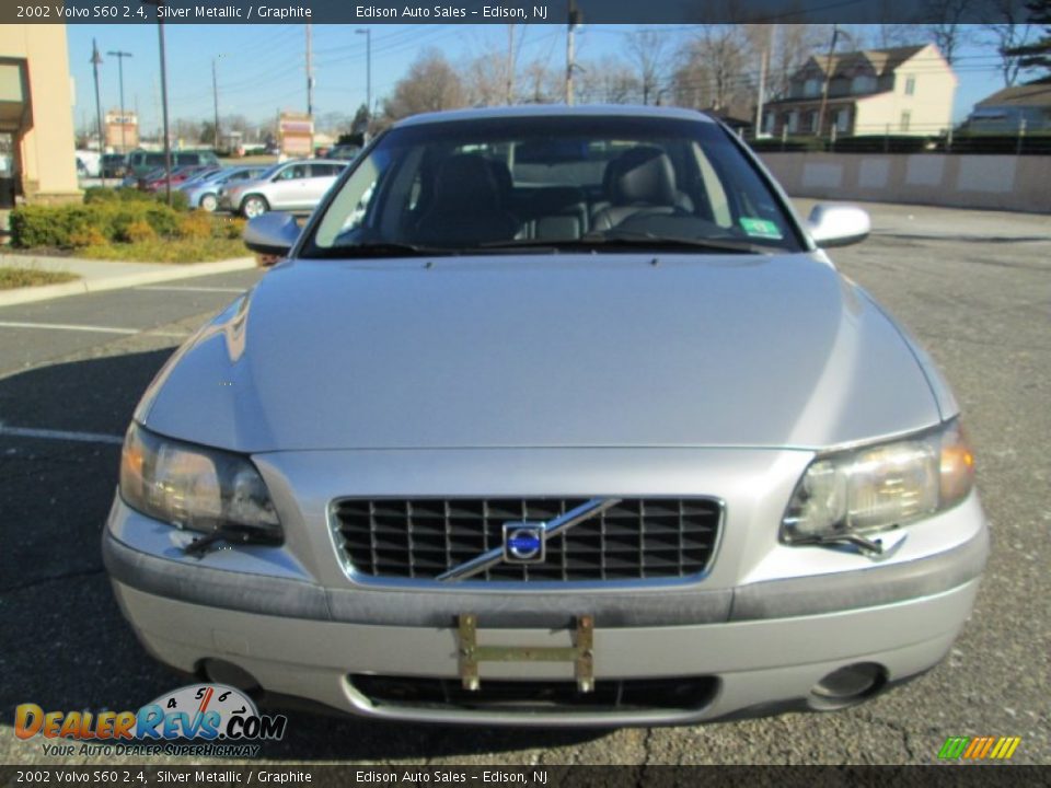2002 Volvo S60 2.4 Silver Metallic / Graphite Photo #12