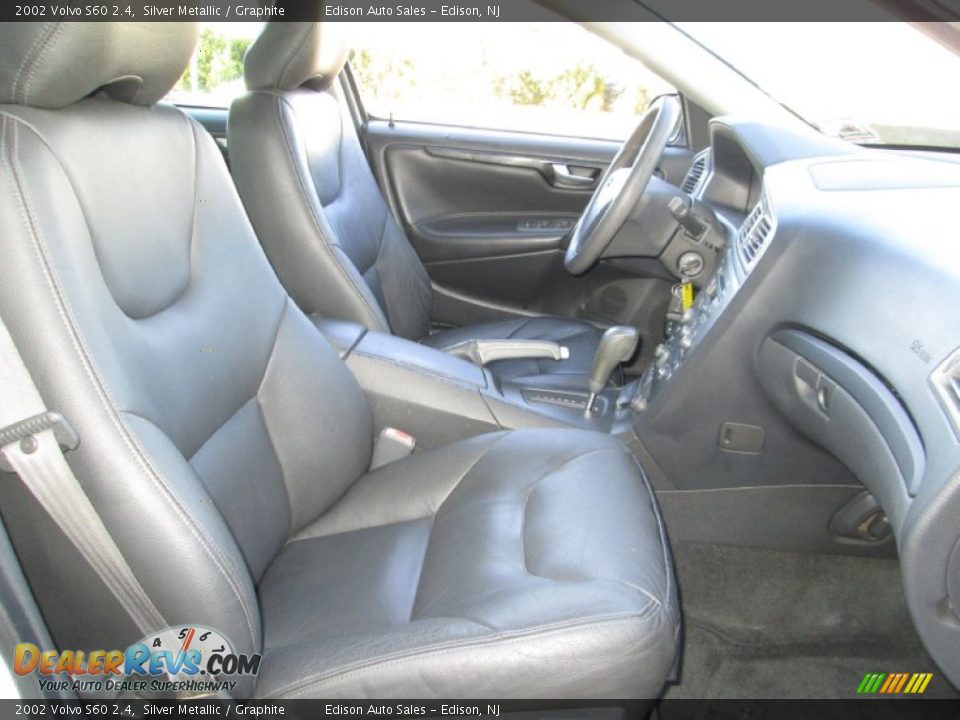 2002 Volvo S60 2.4 Silver Metallic / Graphite Photo #14