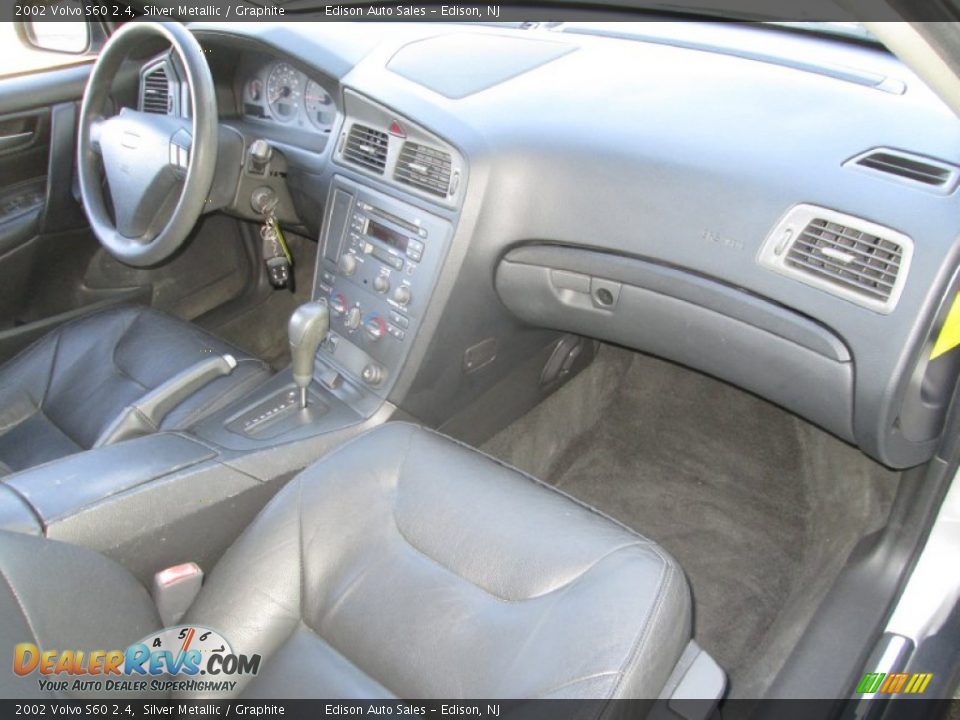 2002 Volvo S60 2.4 Silver Metallic / Graphite Photo #16