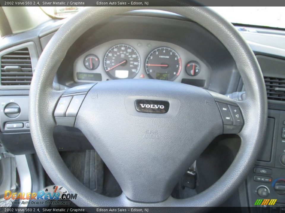 2002 Volvo S60 2.4 Silver Metallic / Graphite Photo #23