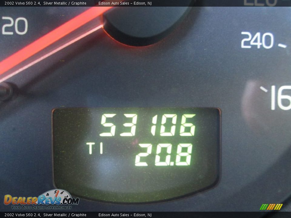 2002 Volvo S60 2.4 Silver Metallic / Graphite Photo #24