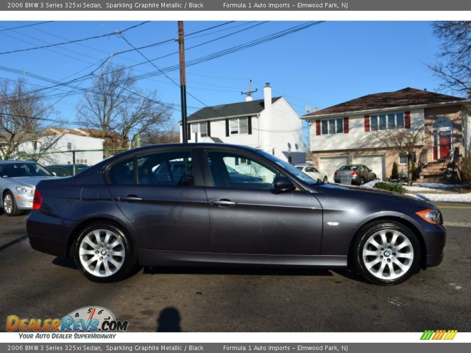 2006 BMW 3 Series 325xi Sedan Sparkling Graphite Metallic / Black Photo #4