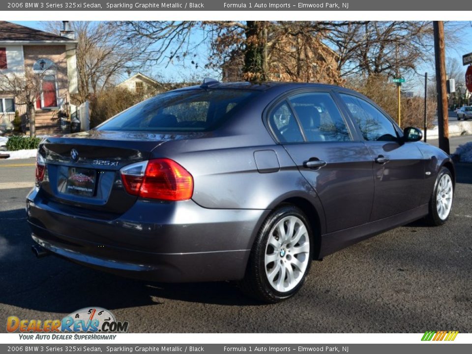 2006 BMW 3 Series 325xi Sedan Sparkling Graphite Metallic / Black Photo #5