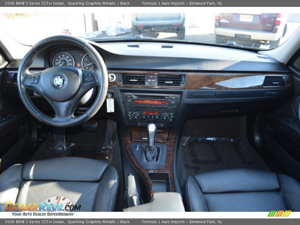 2006 BMW 3 Series 325xi Sedan Sparkling Graphite Metallic / Black Photo #7