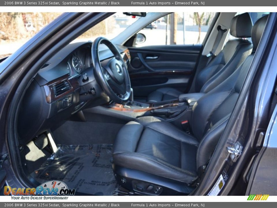 2006 BMW 3 Series 325xi Sedan Sparkling Graphite Metallic / Black Photo #9