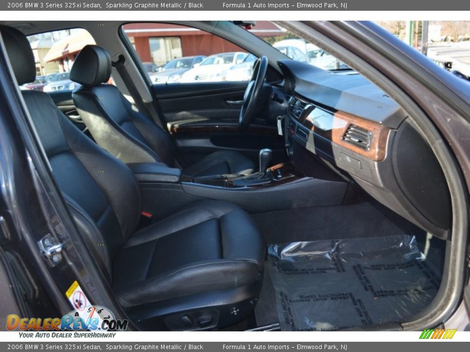 2006 BMW 3 Series 325xi Sedan Sparkling Graphite Metallic / Black Photo #12
