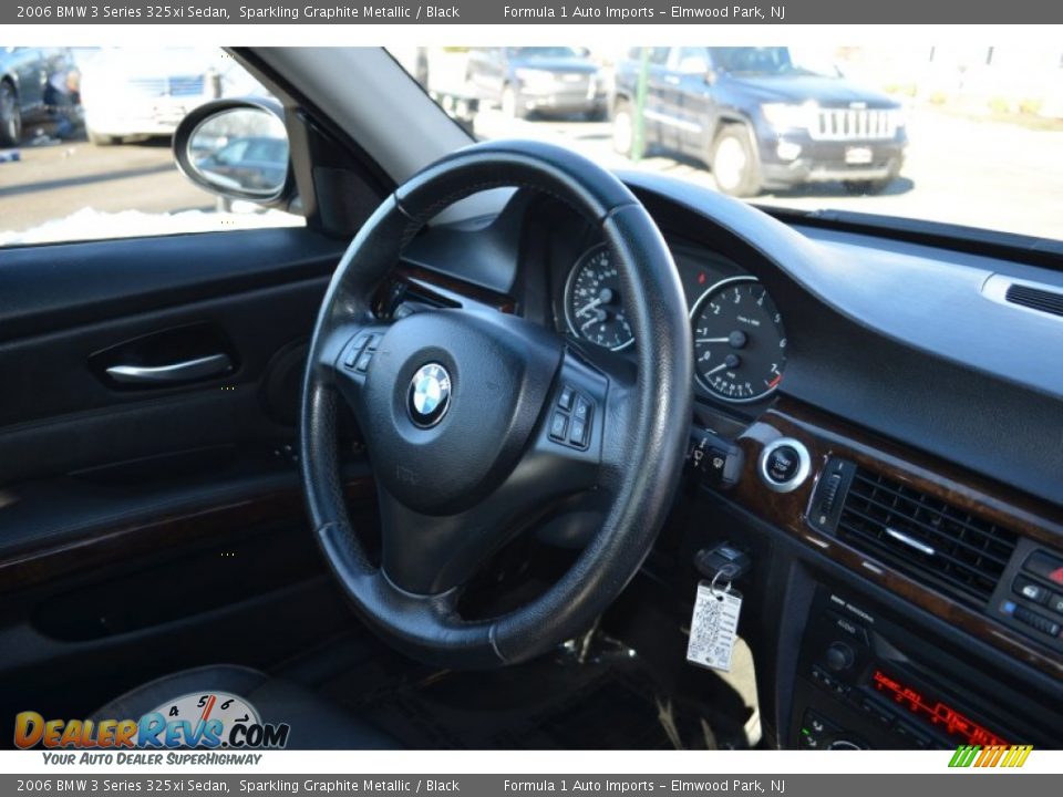 2006 BMW 3 Series 325xi Sedan Sparkling Graphite Metallic / Black Photo #14