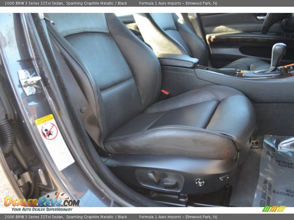 2006 BMW 3 Series 325xi Sedan Sparkling Graphite Metallic / Black Photo #21
