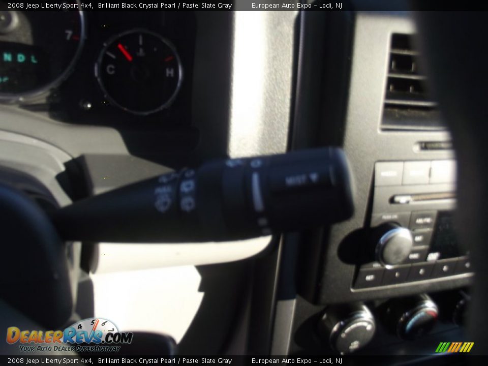 2008 Jeep Liberty Sport 4x4 Brilliant Black Crystal Pearl / Pastel Slate Gray Photo #20