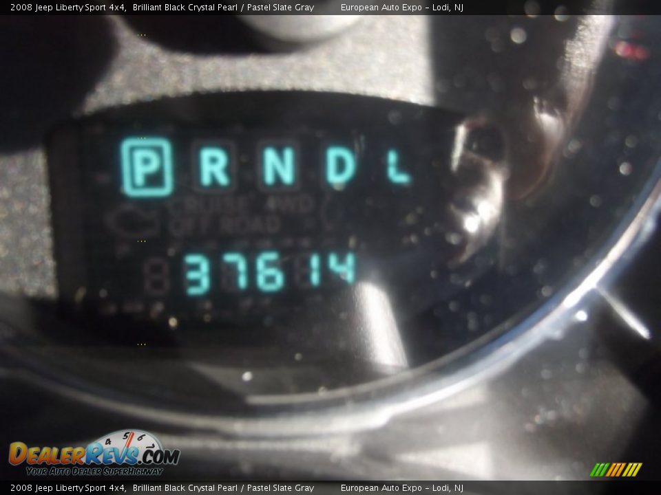 2008 Jeep Liberty Sport 4x4 Brilliant Black Crystal Pearl / Pastel Slate Gray Photo #23