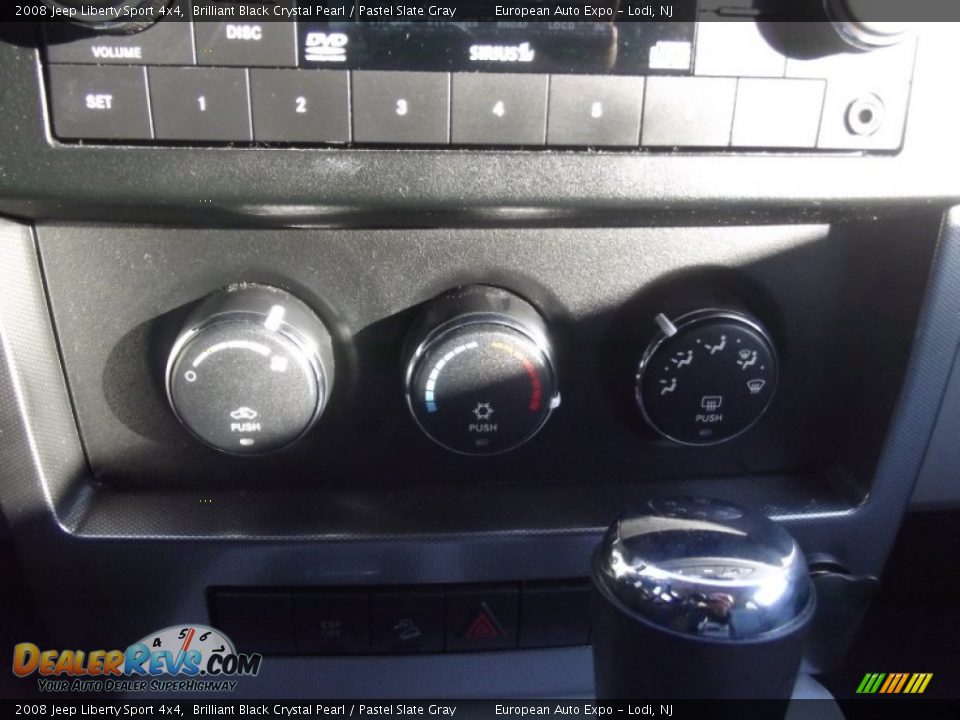 2008 Jeep Liberty Sport 4x4 Brilliant Black Crystal Pearl / Pastel Slate Gray Photo #25