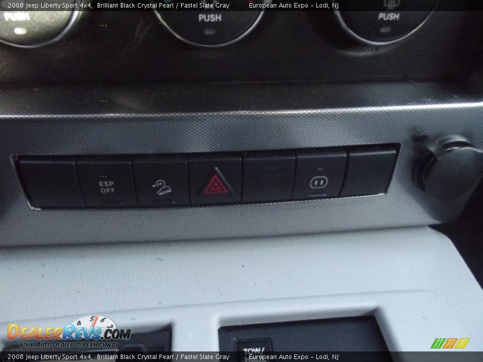 2008 Jeep Liberty Sport 4x4 Brilliant Black Crystal Pearl / Pastel Slate Gray Photo #26
