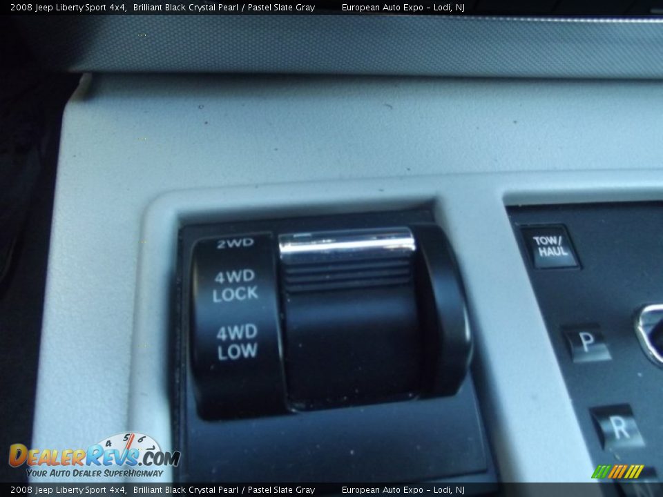 2008 Jeep Liberty Sport 4x4 Brilliant Black Crystal Pearl / Pastel Slate Gray Photo #27