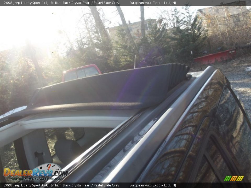 2008 Jeep Liberty Sport 4x4 Brilliant Black Crystal Pearl / Pastel Slate Gray Photo #34