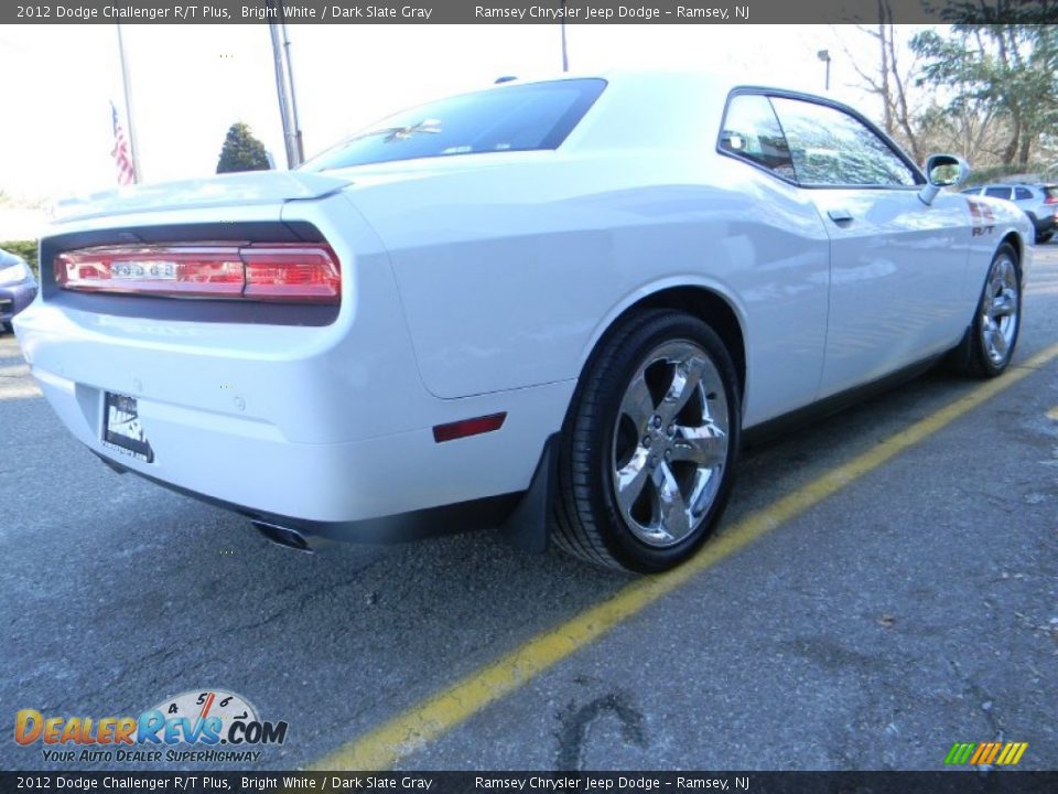 2012 Dodge Challenger R/T Plus Bright White / Dark Slate Gray Photo #7
