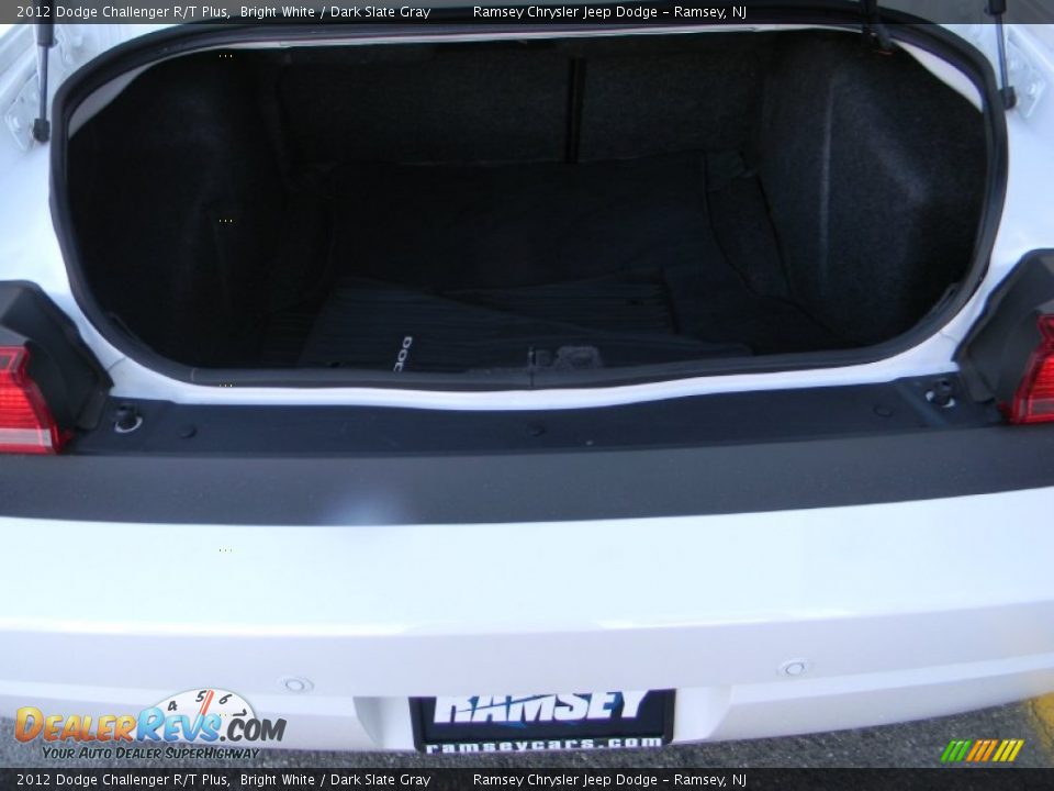 2012 Dodge Challenger R/T Plus Bright White / Dark Slate Gray Photo #9