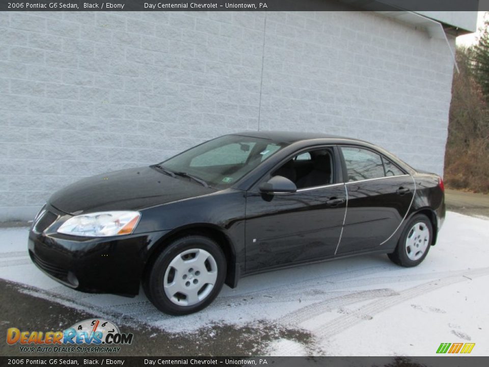 2006 Pontiac G6 Sedan Black / Ebony Photo #1