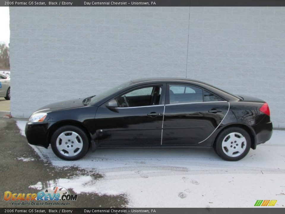 2006 Pontiac G6 Sedan Black / Ebony Photo #2