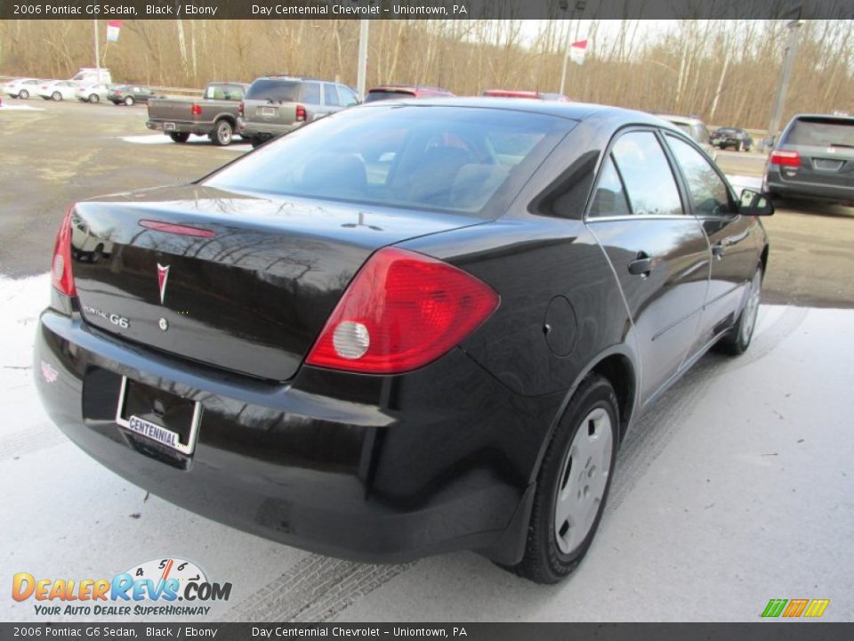 2006 Pontiac G6 Sedan Black / Ebony Photo #5