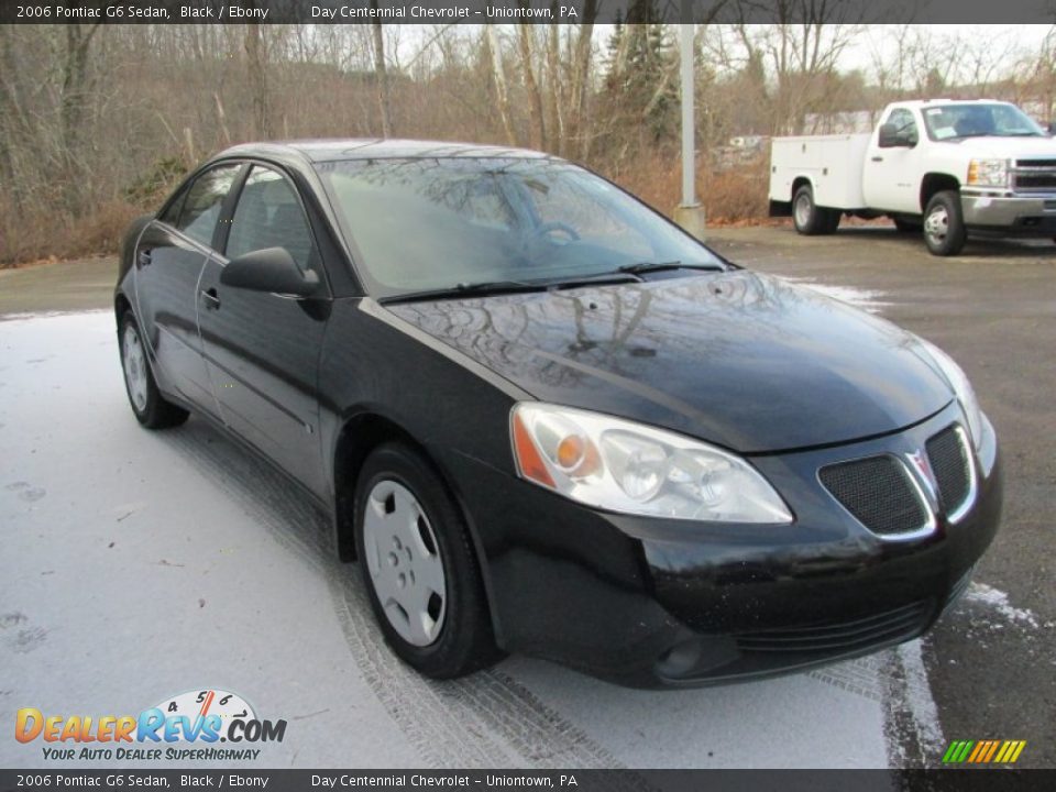 2006 Pontiac G6 Sedan Black / Ebony Photo #7