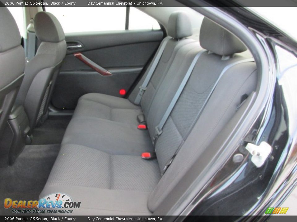 2006 Pontiac G6 Sedan Black / Ebony Photo #12