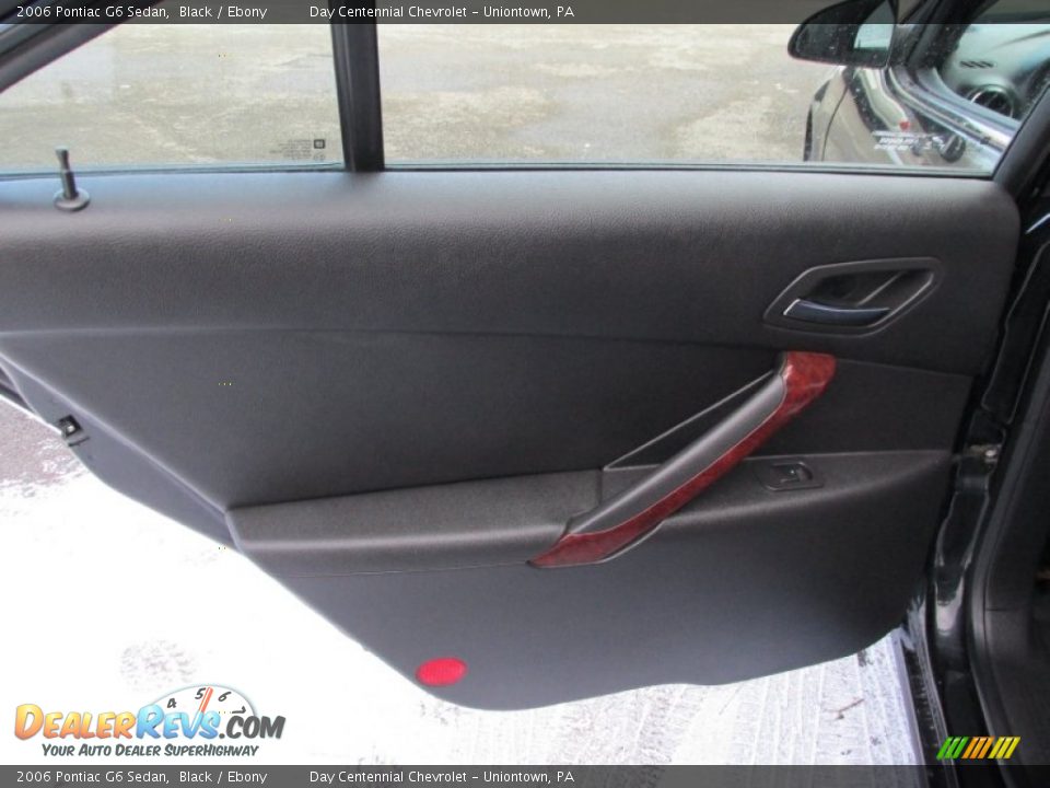 2006 Pontiac G6 Sedan Black / Ebony Photo #13