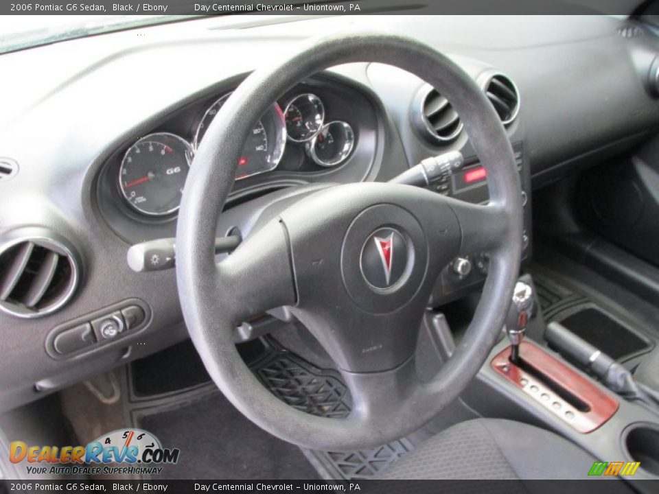 2006 Pontiac G6 Sedan Black / Ebony Photo #14