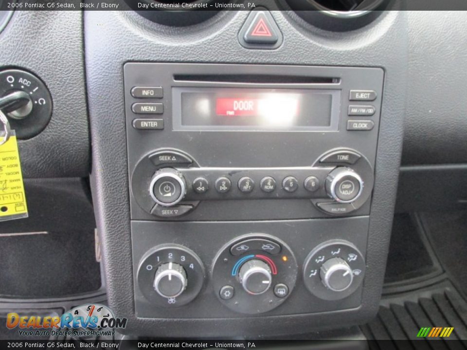 2006 Pontiac G6 Sedan Black / Ebony Photo #15