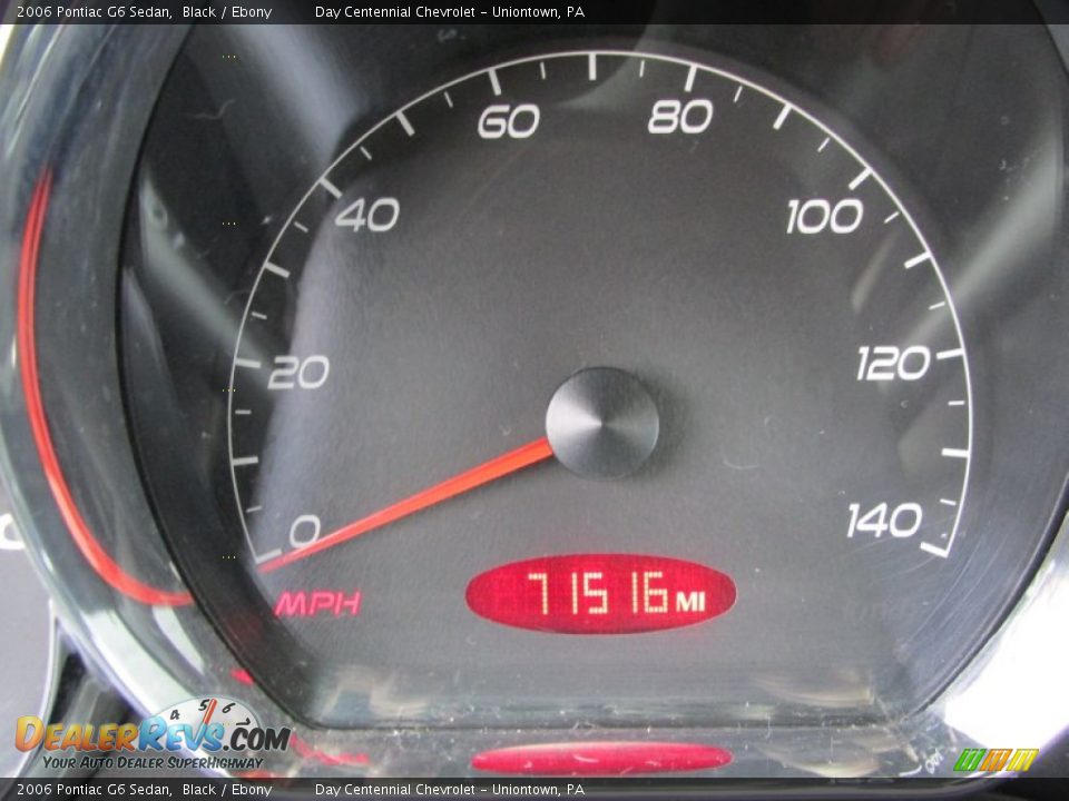 2006 Pontiac G6 Sedan Black / Ebony Photo #20