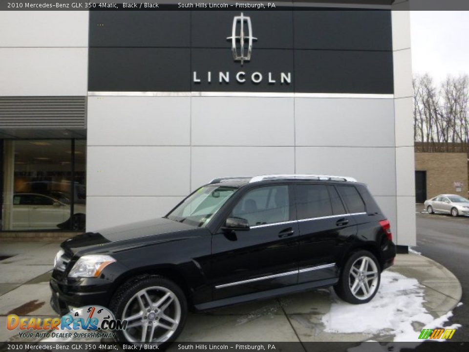 2010 Mercedes-Benz GLK 350 4Matic Black / Black Photo #1
