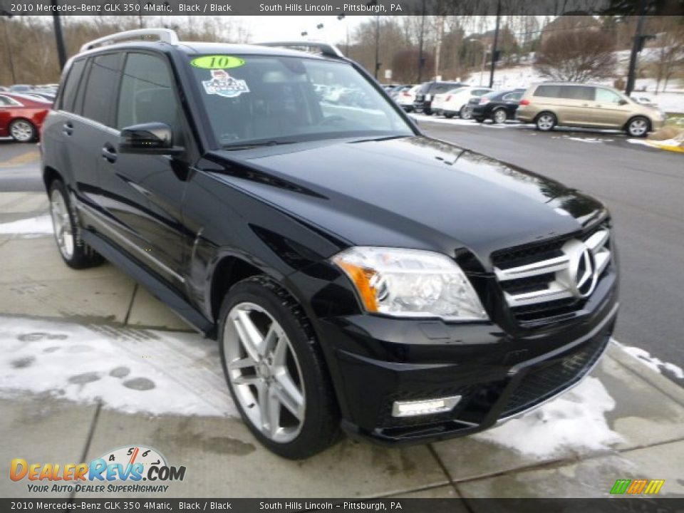 2010 Mercedes-Benz GLK 350 4Matic Black / Black Photo #7
