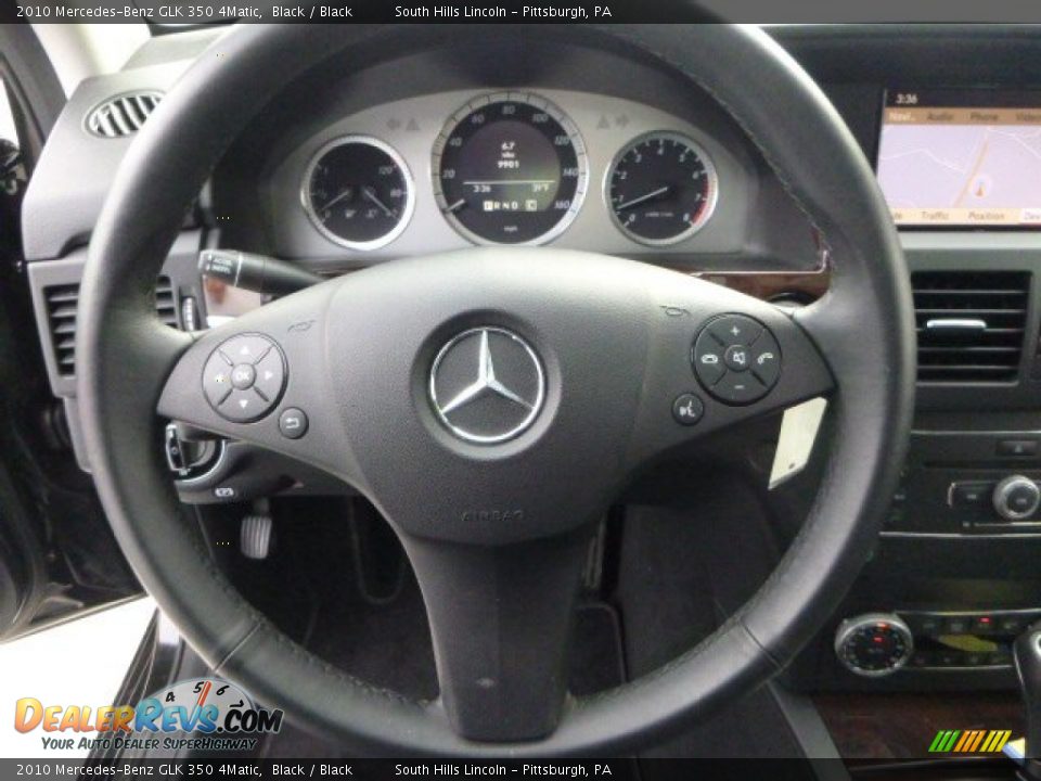 2010 Mercedes-Benz GLK 350 4Matic Black / Black Photo #20