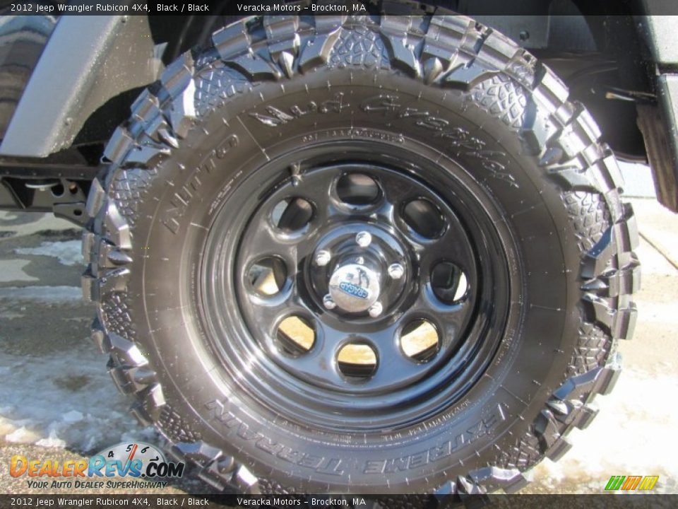 2012 Jeep Wrangler Rubicon 4X4 Black / Black Photo #6