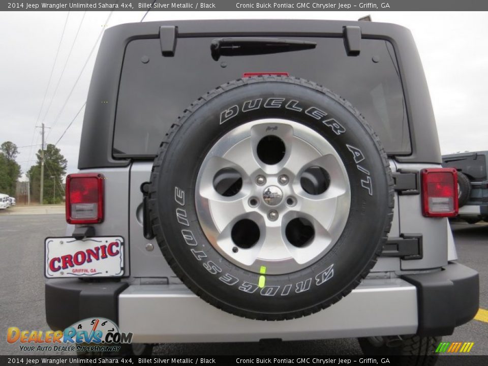 2014 Jeep Wrangler Unlimited Sahara 4x4 Billet Silver Metallic / Black Photo #6