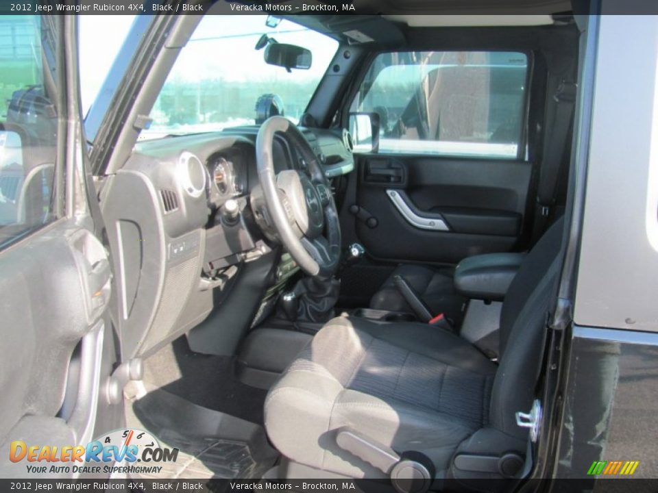 2012 Jeep Wrangler Rubicon 4X4 Black / Black Photo #15