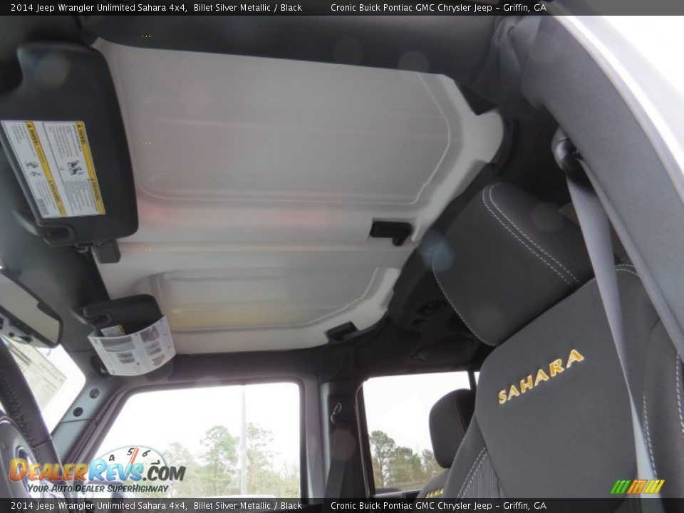 2014 Jeep Wrangler Unlimited Sahara 4x4 Billet Silver Metallic / Black Photo #13