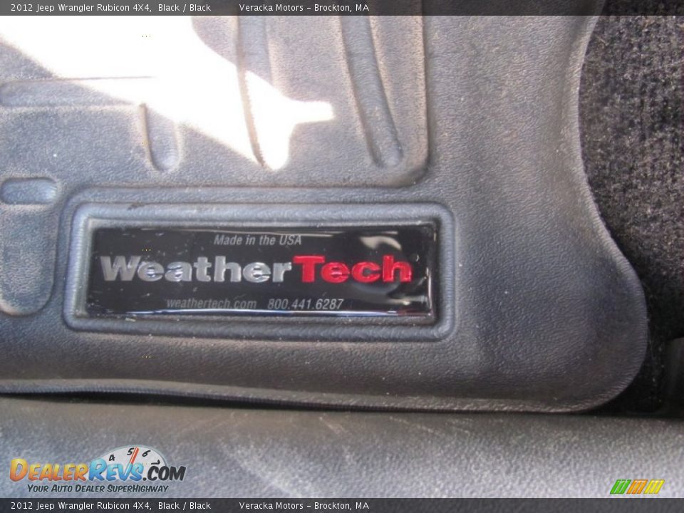 2012 Jeep Wrangler Rubicon 4X4 Black / Black Photo #18