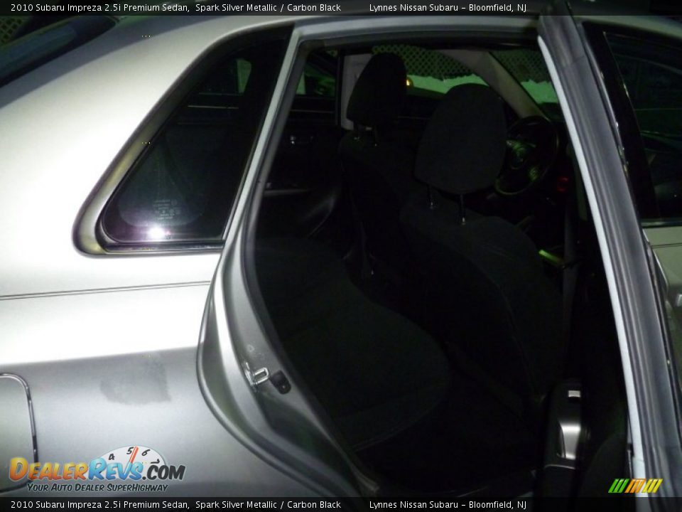 2010 Subaru Impreza 2.5i Premium Sedan Spark Silver Metallic / Carbon Black Photo #8