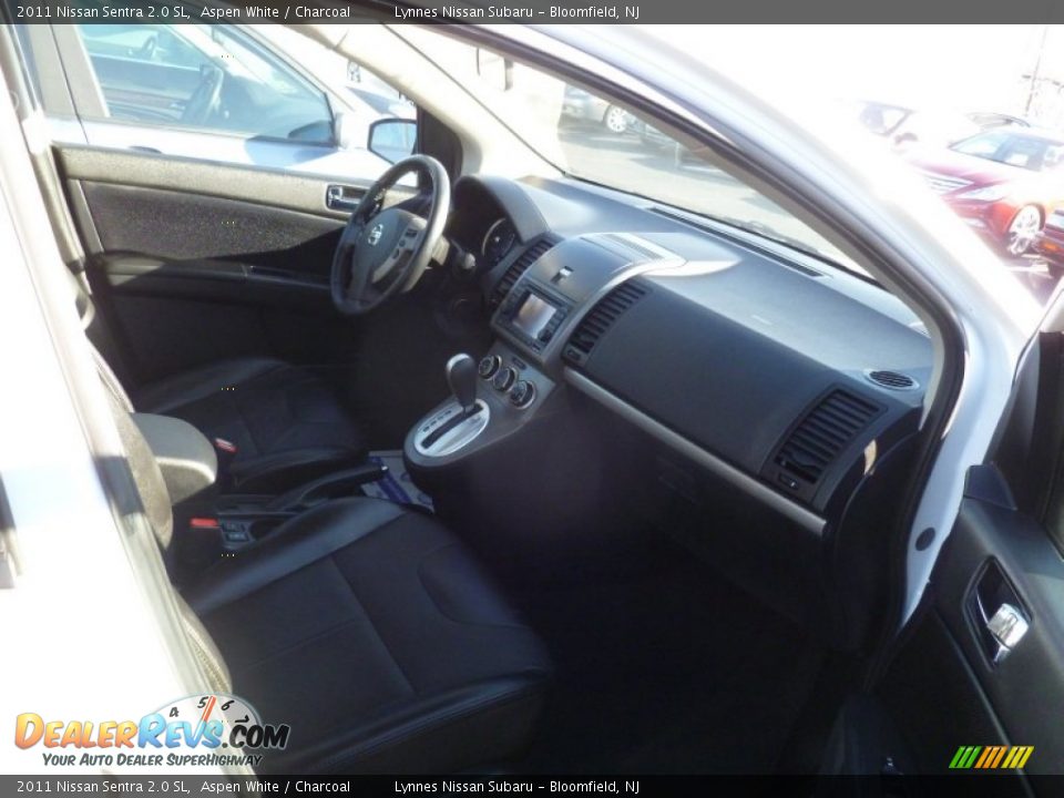 2011 Nissan Sentra 2.0 SL Aspen White / Charcoal Photo #11