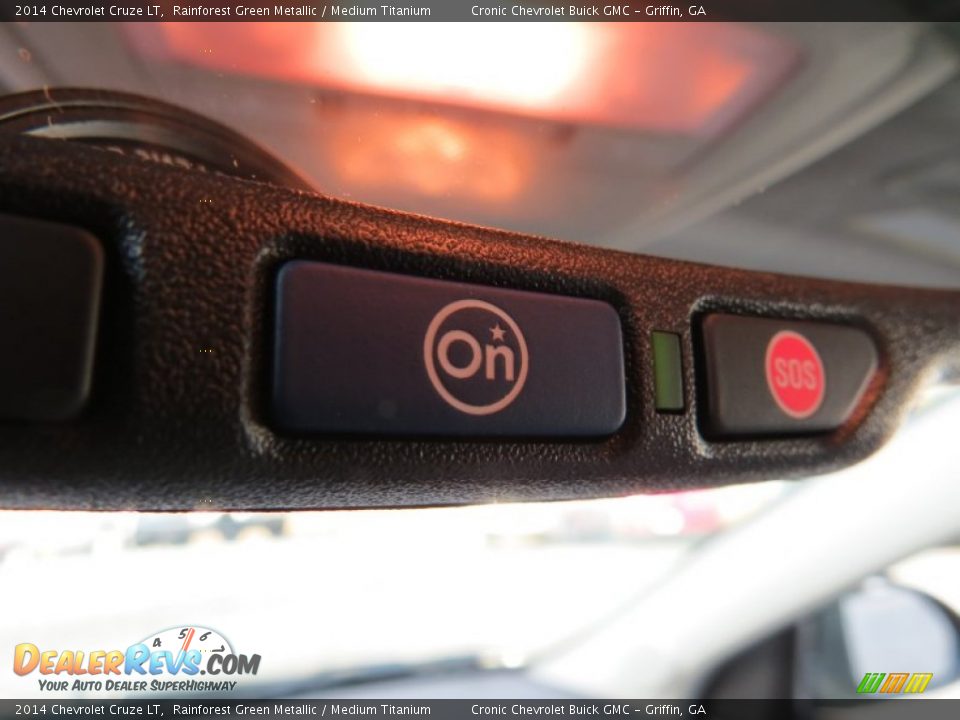 2014 Chevrolet Cruze LT Rainforest Green Metallic / Medium Titanium Photo #16