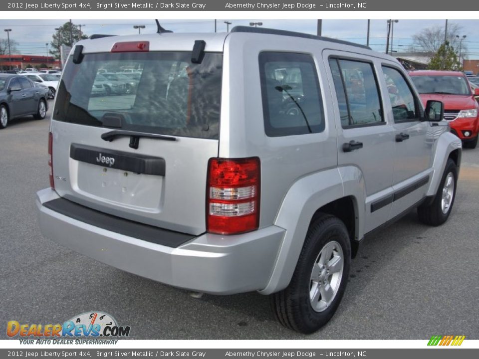2012 Jeep Liberty Sport 4x4 Bright Silver Metallic / Dark Slate Gray Photo #5