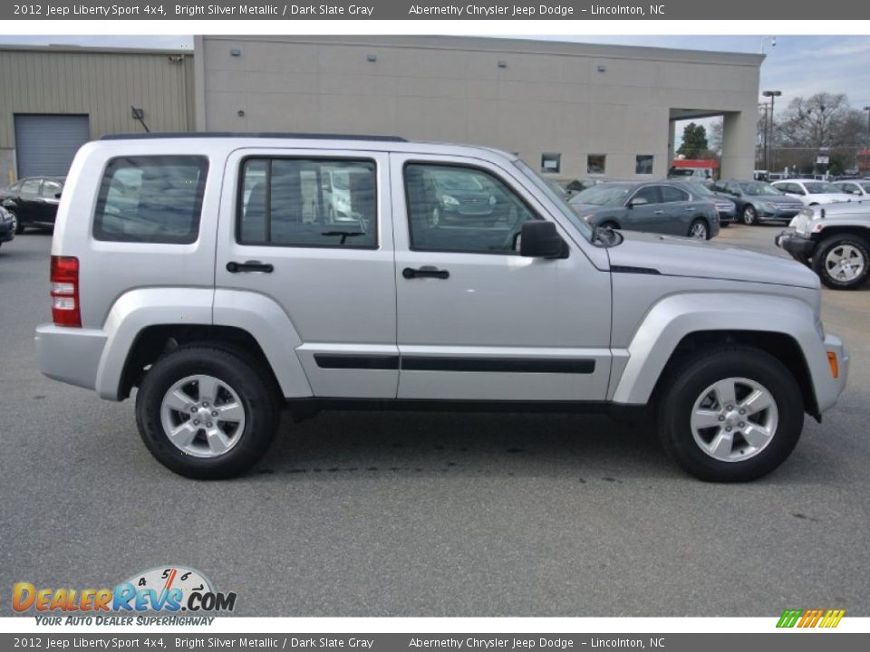 2012 Jeep Liberty Sport 4x4 Bright Silver Metallic / Dark Slate Gray Photo #6